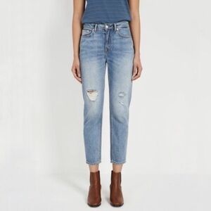 Frank & Oak | Billie Relaxed Fit‎ Distressed Jeans Size 27